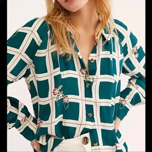 Free People Button Down